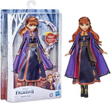 Disney Frozen 2 Frozen Anna Śpiewająca lalka muzyczna w fioletowej sukience Zabawka dla dzieci od 3 lat 57237830 Wielokolorowy