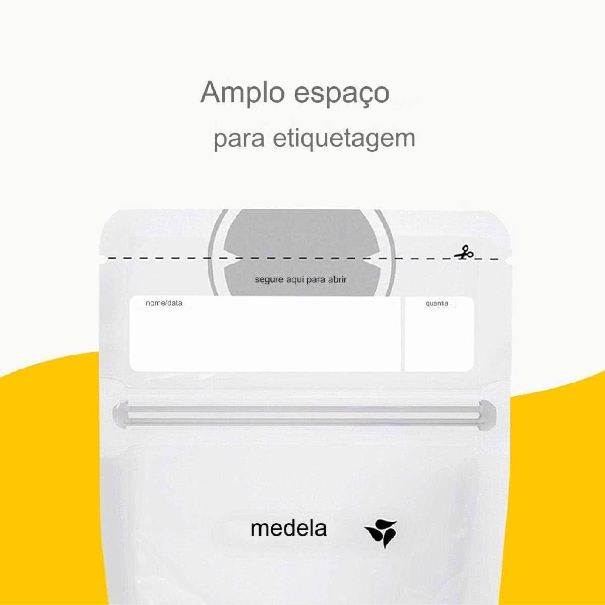 Torebki do przechowywania mleka Medela 25 szt., ok. 200 ml, biały (wersja hiszpańska) Żywność i akcesoria do karmienia piersią Sklep Bebe Naty