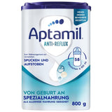 Aptamil Anti-Reflux - Kompletna formuła od urodzenia Zarządzanie dietą Wymioty i zarzucanie pokarmu Pokarm dla niemowląt Mleko w proszku 1 x 800g