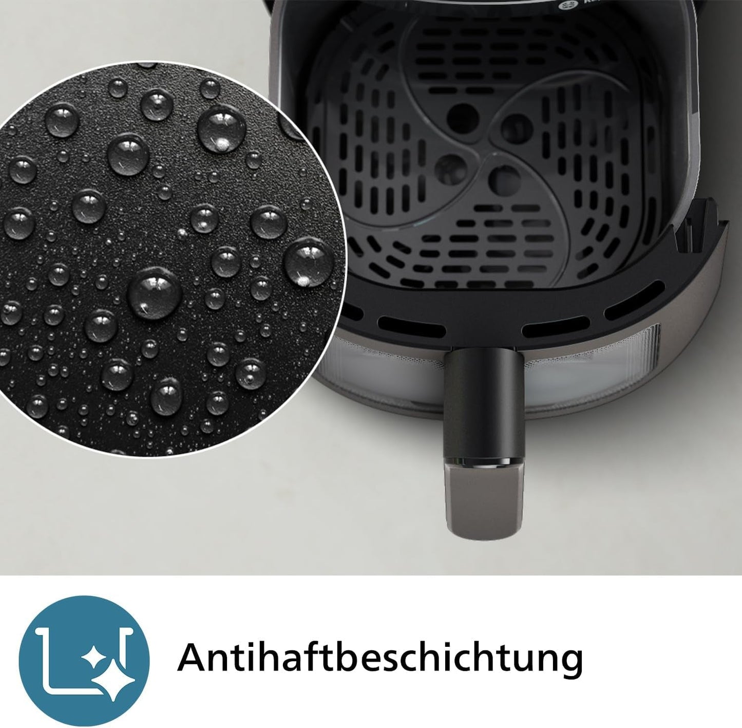 Philips Airfryer seria 2000 4,2 l - Cyfrowy ekran dotykowy, 13 opcji gotowania, 9 zaprogramowanych funkcji, Do 90% mniej tłuszczu dzięki technologii Rapidair, moc 1500 W Sprzęt AGD Naty Shop