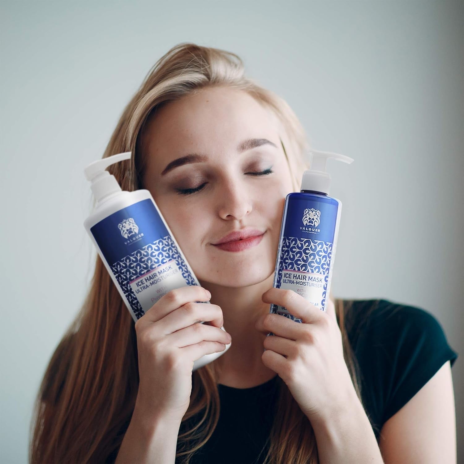 Valquer Profesional Ice Hair Mask - Ultranawilżająca maska do włosów bez siarczanów, soli i silikonów Naty Shop maska do włosów