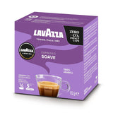 Lavazza, A Modo Mio Soave 256 Kaffeekapseln, für einen leichten und eleganckien Espresso mit aromaticschen Noten von Blumen, 100% Arabica, Intensität 5/13, średni Röstung, 16 Packungen mit je 16