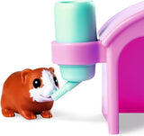 Simba Evi Love Lalka morska do zabawy z dwiema świnkami morskimi i domem, butelką wody i marchewką, 12 cm, wiek 3+
