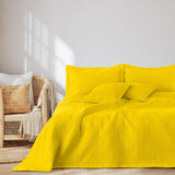 Ameliahome Narzuta 170X210 cm Dwustronna narzuta Pikowanie ultradźwiękowe Poliester Ofelia Ciemnozielone łóżka i koce Besuche den AmeliaHome-Store Ophelia Żółty 220X240 cm