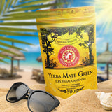 Yerba Melon De Guava 500G – Brazylijska herbata Yerba Mate z melonem, gujawą, jackfruitem, ananasem i kokosem – egzotyczna i owocowa – suszona na powietrzu, wegańska