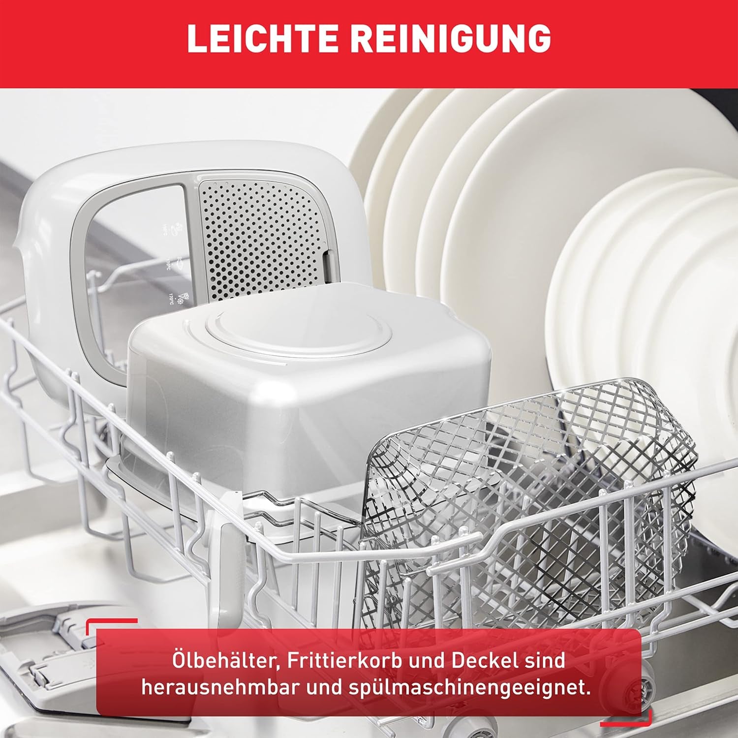 Frytkownica Tefal Super Uno Access, pojemność 2,2 L, części można myć w zmywarce, filtr zapachów AGD Naty Shop