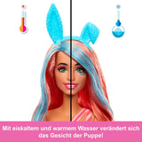 Barbie Pop Reveal Lalka i zestaw akcesoriów Shakes Series Uroczy pachnący kotek Modna lalka i zwierzątko z 8 niespodziankami, w tym zmianą koloru JCN87