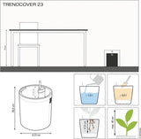 LECHUZA TRENDCOVER 23 Naturalny ciemny korek 14181