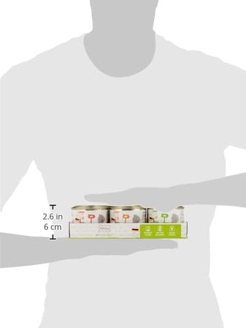MjAMjAM - Mokra karma premium dla kotów - Pakiet mieszany I - Kurczak, Wołowina, Serca 6 Pakietów (6 x 200g), Bez Zbóż z Dodatkowym Mięsem