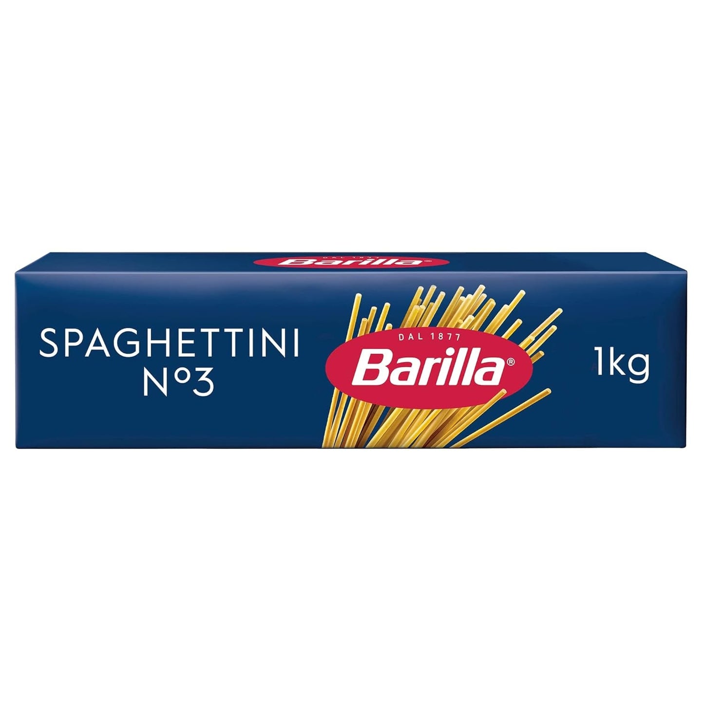 Barilla Pasta Klassische Spaghetti n.5 aus wysokiej jakości Hartweizen immer al dente, (1 x 500 g), bez smaku