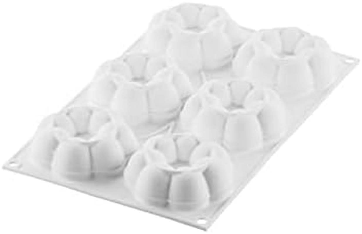Silikomart, forma korony z truflami silikonowymi Ø 8,2 x wys. 2,9 cm, 6 wnęk, 90 ml Kitchen Naty Shop