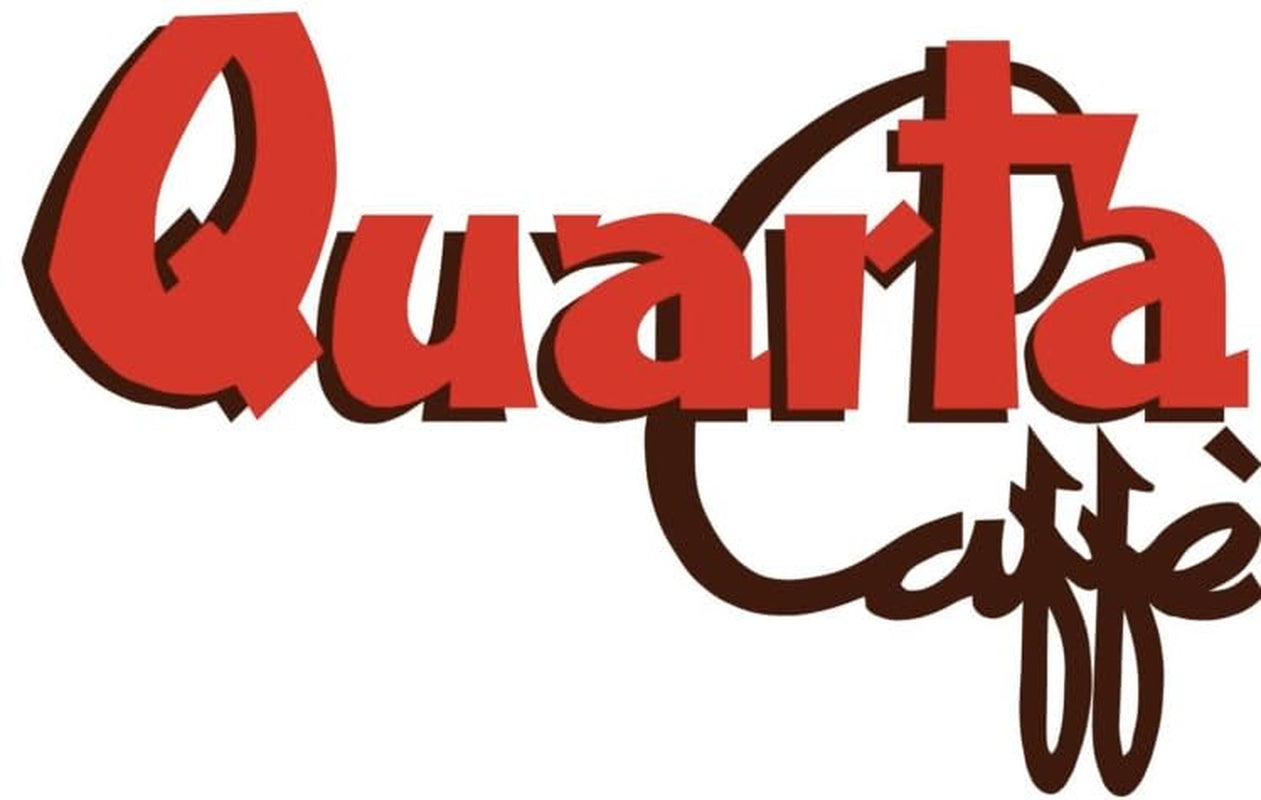 Ziarna Quarta Caffè Sorte Rossa - Arabica i mocna kawa, 250g, mocny i energetyczny aromat - 1 opakowanie 250g. Wyprodukowano w Apulii, Salento