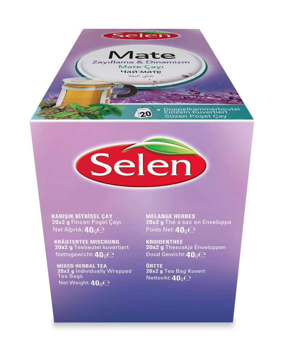 Herbata ziołowa Selenium Mate 20 saszetek