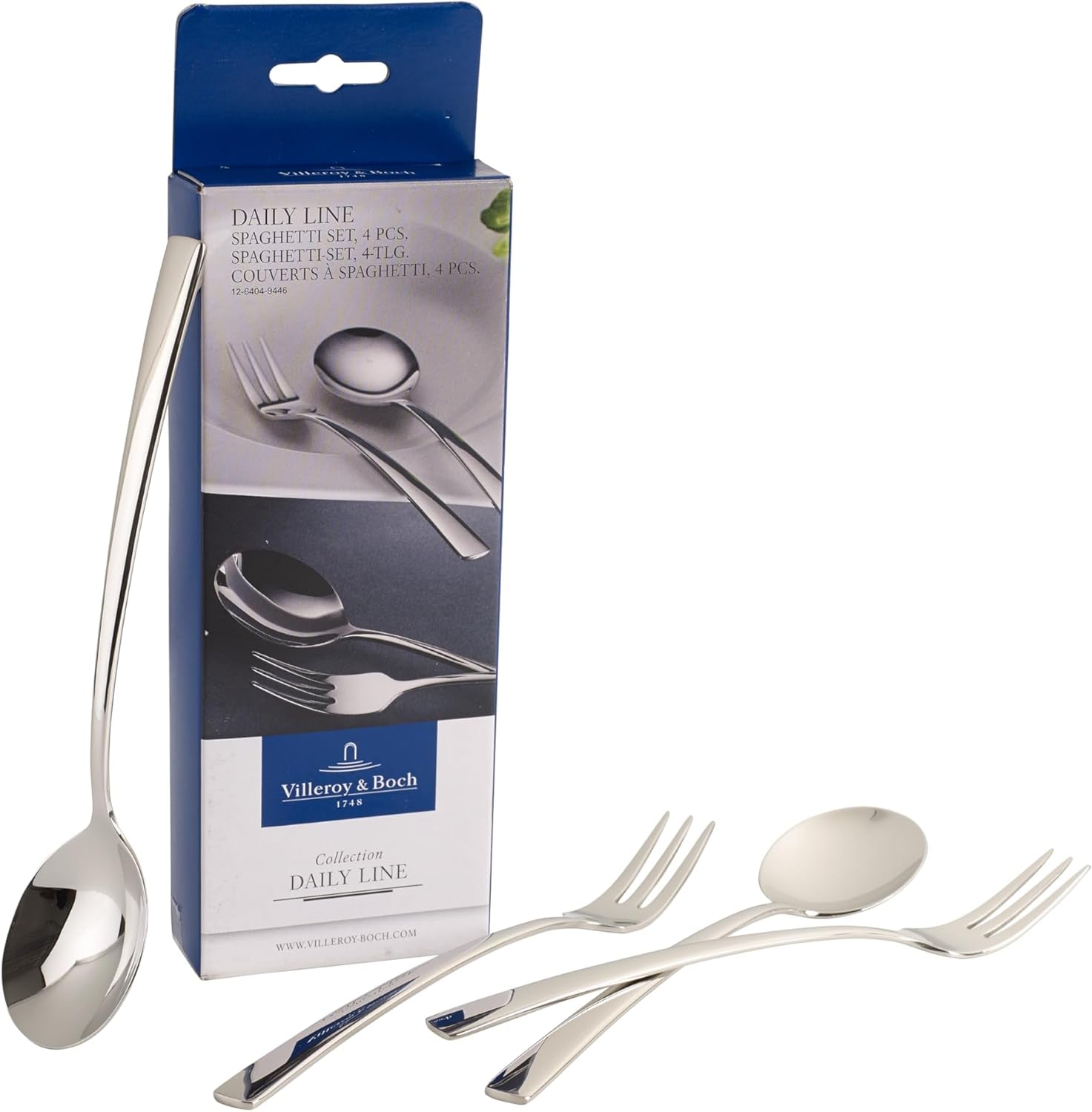 Villeroy & Boch - Daily Line Specials Zestaw sztućców do spaghetti 4 sztuki Kitchen Naty Shop