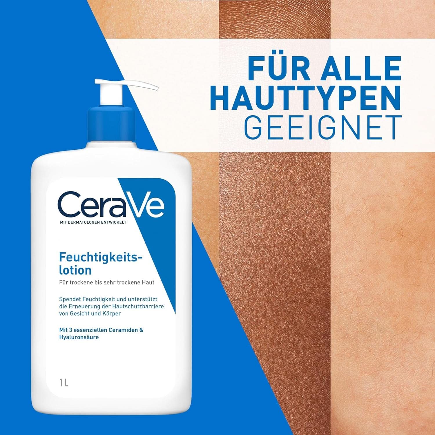 Cerave Nawilżający balsam do ciała i twarzy, 1 litr Sklep z kosmetykami i urodą Naty