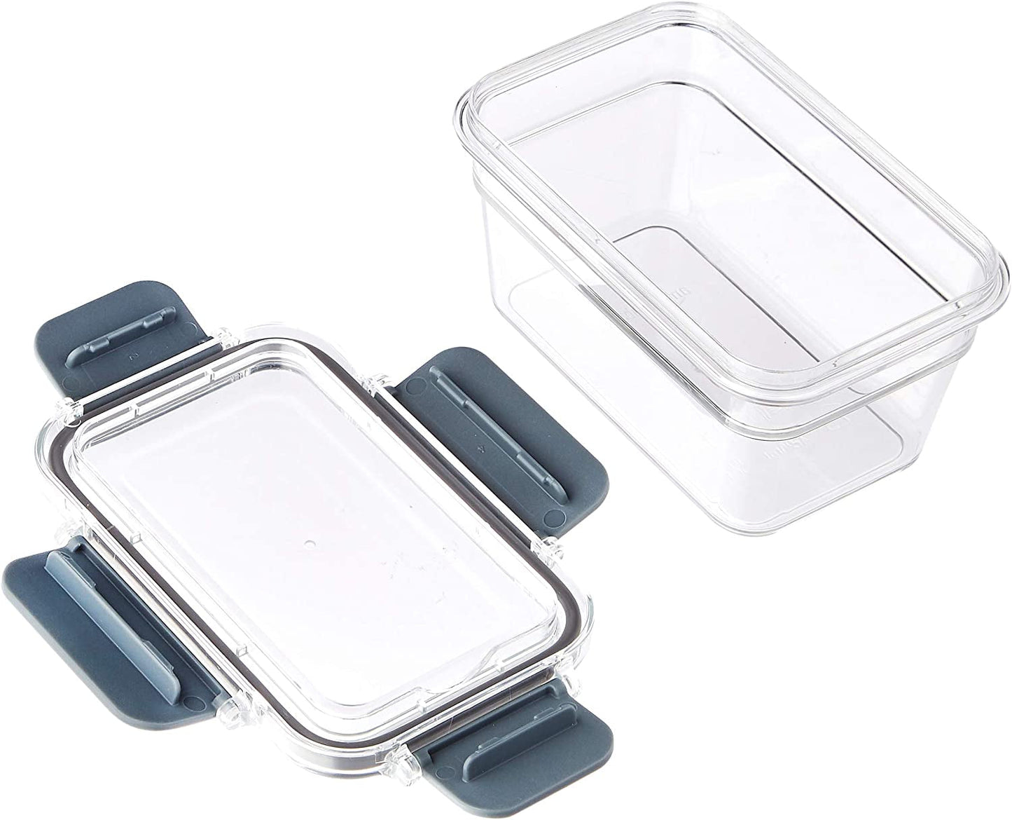 Amazon Basics Tritan puszka utrzymująca świeżość z zamknięciem, 11 szt. (11 pudełek + 11 pokrywek), przezroczyste Pudełka do przechowywania żywności Naty Shop