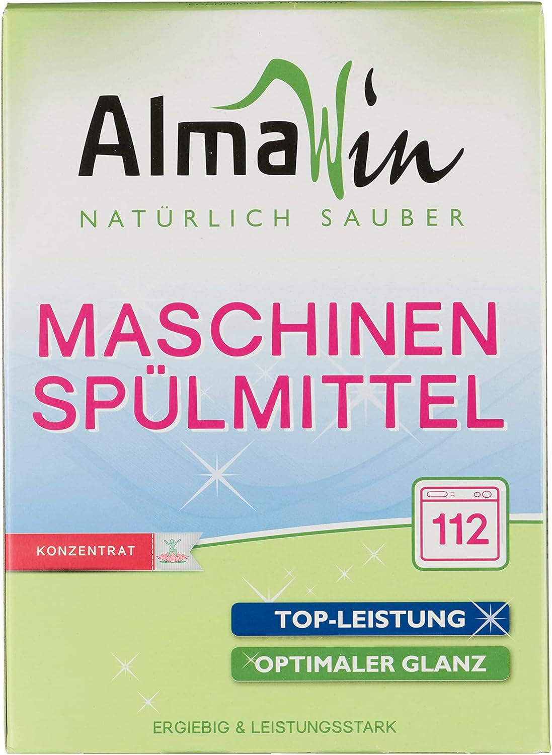 Almawin eco, proszek do mycia naczyń 2,8kg, 112 prań, można dozować dla różnej ilości naczyń Naty Shop