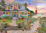 Schmidt Spiele Domek na plaży, układanka 1000 elementów Puzzle Naty Shop