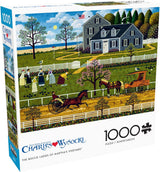 Buffalo Games - Charles Wysocki - Bocce panie z winnicy Marthas - układanka 1000 elementów Puzzle Naty Shop