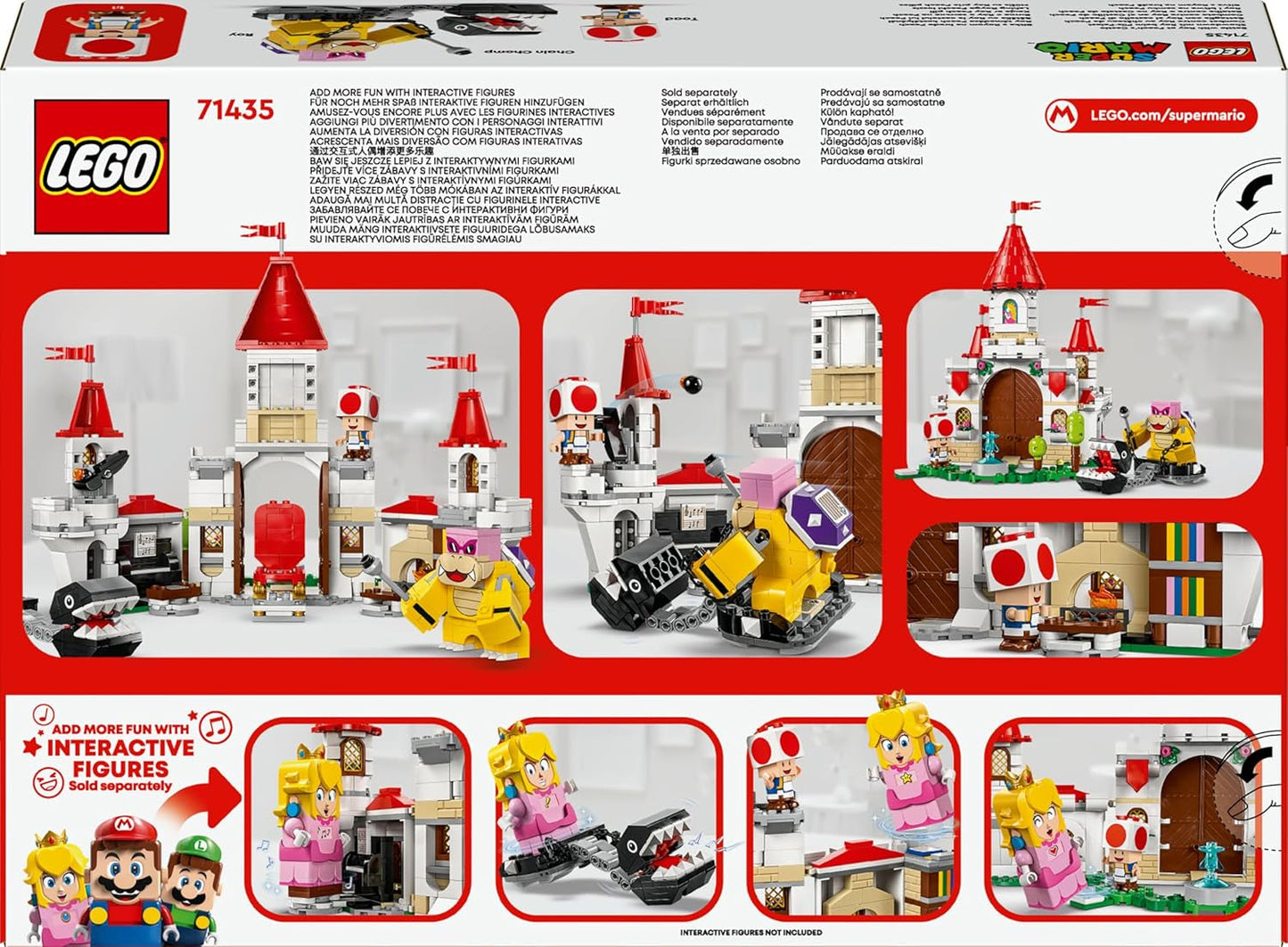LEGO Super Mario Roy's Bitwa w Pałacu Grzybów Zestaw przygodowy z postaciami Nintendo Prezent dla dziewcząt, chłopców i graczy w wieku 7 lat 71435 Zestawy do budowania Besuche den LEGO-Store