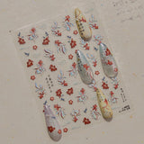 JMEOWIO 3D Nagelsticker Koi Fisch Nail Art Naklejka Selbstklebend Nagelaufkleber 5D Stereoskopisch Dekoration Nageldesign Zubehör 1 Blatt