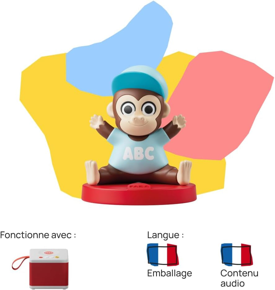 Figurka dźwiękowa, Mistrz Gorilla i jego teksty, muzyka, piosenki i dźwięki, dzieci 2-4 lata, wersja francuska Jucarii Bebe Naty Shop
