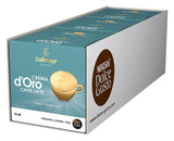 NESCAFÉ Dolce Gusto Dallmayr Prodomo, XXL-Vorratsbox, 90 Kaffeekapseln (3 x 30 Kapseln) & Dallmayr Crema d'Oro Caffè Latte (48 Kaffeekapseln, 48 Getränke, cremig&ausgefungen) 3-er Pack (3 x 16 Kapseln)