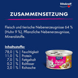 Vitakraft Poésie Mousse, mokra karma dla kotów, przewiewna pianka, z kurczakiem, bez dodatku cukru i zbóż (12 x 85g)