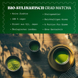 Naturalebio BIO Herbata zielona w proszku 100 g. Do gotowania i pieczenia. Oryginalna japońska matcha. Zielona herbata z Japonii, wegańska, bezglutenowa i bez GMO. Naturalny produkt organiczny.