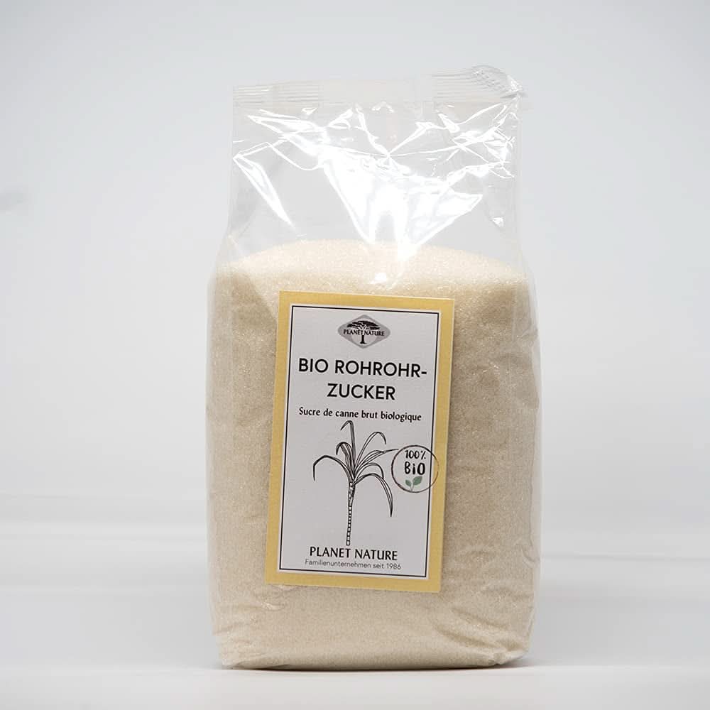 Surowy organiczny cukier trzcinowy, 1 kg. Słodziki Naty Shop 500 gramów