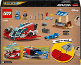 LEGO Star Wars: Przygody młodego Jedi Karmazynowego Firehawka, zestaw startowy dla dzieci ze statkiem kosmicznym do zbudowania, ścigaczem i 3 figurkami, prezent dla chłopców i dziewcząt w wieku 4 lat 75384 Zestawy do budowania Besuche w sklepie LEGO