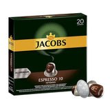 Kaffeekapseln Lungo Classico, Intensität 6 z 12, 10 x 20 Getränke & Kaffeekapseln Espresso Intenso, Intensität 10 z 12, 200 Kapseln kompatybilny z Nespresso®*, 10 x 20 Getränke