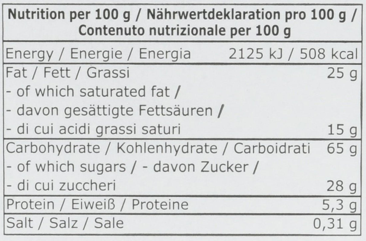 Duńskie ciasteczka maślane i ciasteczka z kawałkami czekolady, Duńskie ciasteczka maślane, Mieszanka ciasteczek w puszkach, 500 g