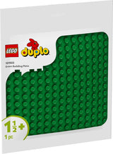 Zielona deska konstrukcyjna LEGO DUPLO, Zabawka konstrukcyjna dla dzieci od 18. miesiąca życia, Do eksponowania modeli, Umożliwia przedszkolakom kreatywne budowanie i twórczą zabawę, Zabawka edukacyjna 10460 Zestawy do budowania Besuche den LEGO-Store