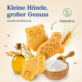Alete Organic Crunchy Biscuits with Alac (4 x 125g) - Crunchy Alac Biscuits dla niemowląt, bez oleju palmowego, od 10 miesiąca
