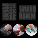 360 sztuk przezroczyste samoprzylepne paski do paznokci klej do paznokci dwustronne paski samoprzylepne przezroczyste DIY dekoracje do Manicure