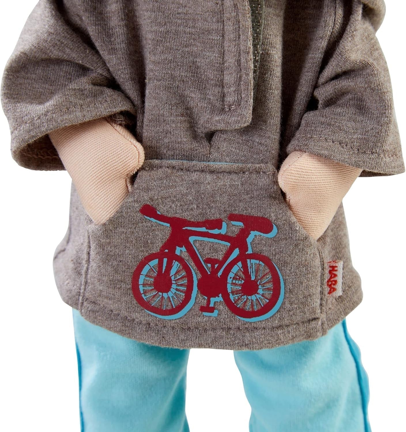 HABA 306528 - Lian Doll - Pluszowa lalka dla dzieci od 18 miesiąca życia wykonana z miękkich materiałów do zabawy i przytulania - Rozmiar: 30 cm Naty Shop Dolls