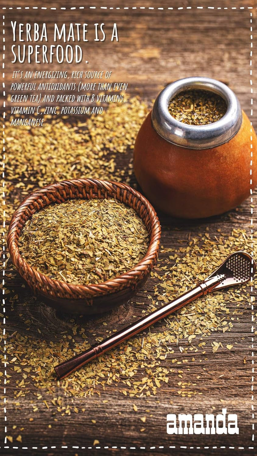 Elaborada Herbata Yerba Mate 500G | Tradycyjna herbata Mate | Herbata Yerba Mate Elaborada Con Palo Liście luzem 0,5 Kg