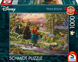 Schmidt Spiele 58039 Disney, Brave, Merida, Thomas Kinkade, układanka 1000 elementów, wielobarwna Puzzle Naty Shop Domyślny tytuł