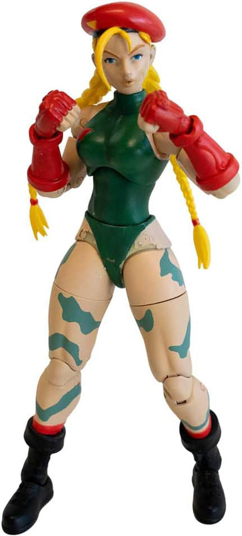 Jada Toys Figurka Street Fighter Guile (15 cm) - Street Fighter 2: The Final Challengers Ruchoma figurka akcji i kolekcjonerska z alternatywną głową, rękami i akcesoriami Wiek 13+ Figurki Naty Shop Cammy