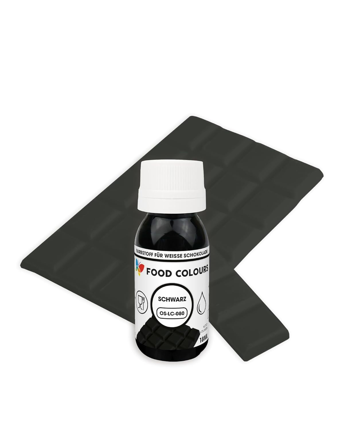 Barwnik spożywczy OS-LC DARK GREEN 18 ml Barwnik spożywczy do białej czekolady, pralin, kremów, tłustych ciast, dekoracji do ciast i tart