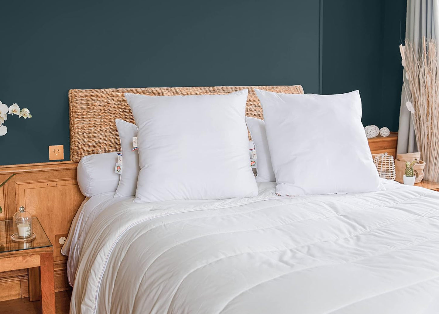 Kołdra COLAS NORMAND 260 X 240 cm, wypełnienie z bawełny organicznej i recyklingu, lekka, miękka, można prać w pralce w 40°C Kołdry i kołdry Naty Shop