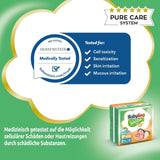 Pieluchy dla wrażliwych dzieci, rozmiar 2, mini (3-6 kg), 192 pieluszki