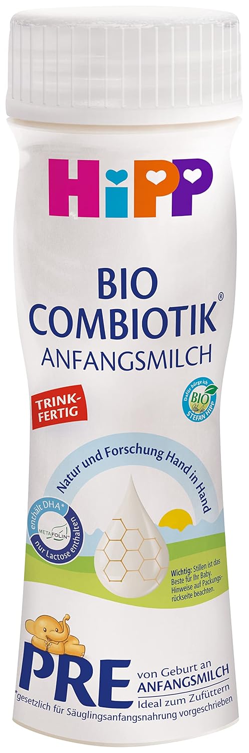 Formuła mleczna z mlekiem organicznym Hipp PRE BIO Combiotik, opakowanie 4 szt. (4 x 600g) Naty Shop
