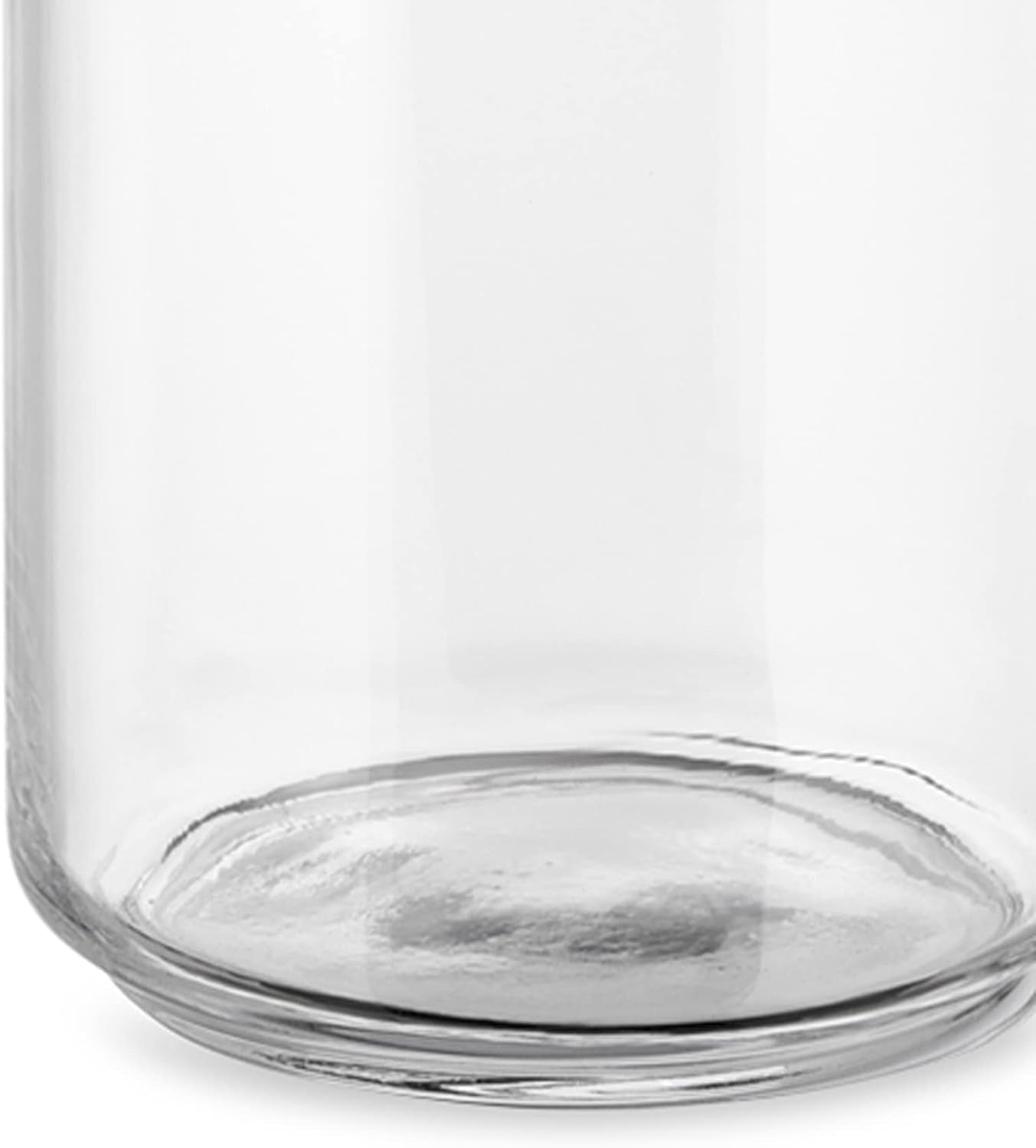 Alessi „Gianni” szklany słoik kuchenny z zamkniętą pokrywką, żywica termoplastyczna, czarny, 27,5 x 13,5 x 28 cm Pudełka do przechowywania żywności Naty Shop