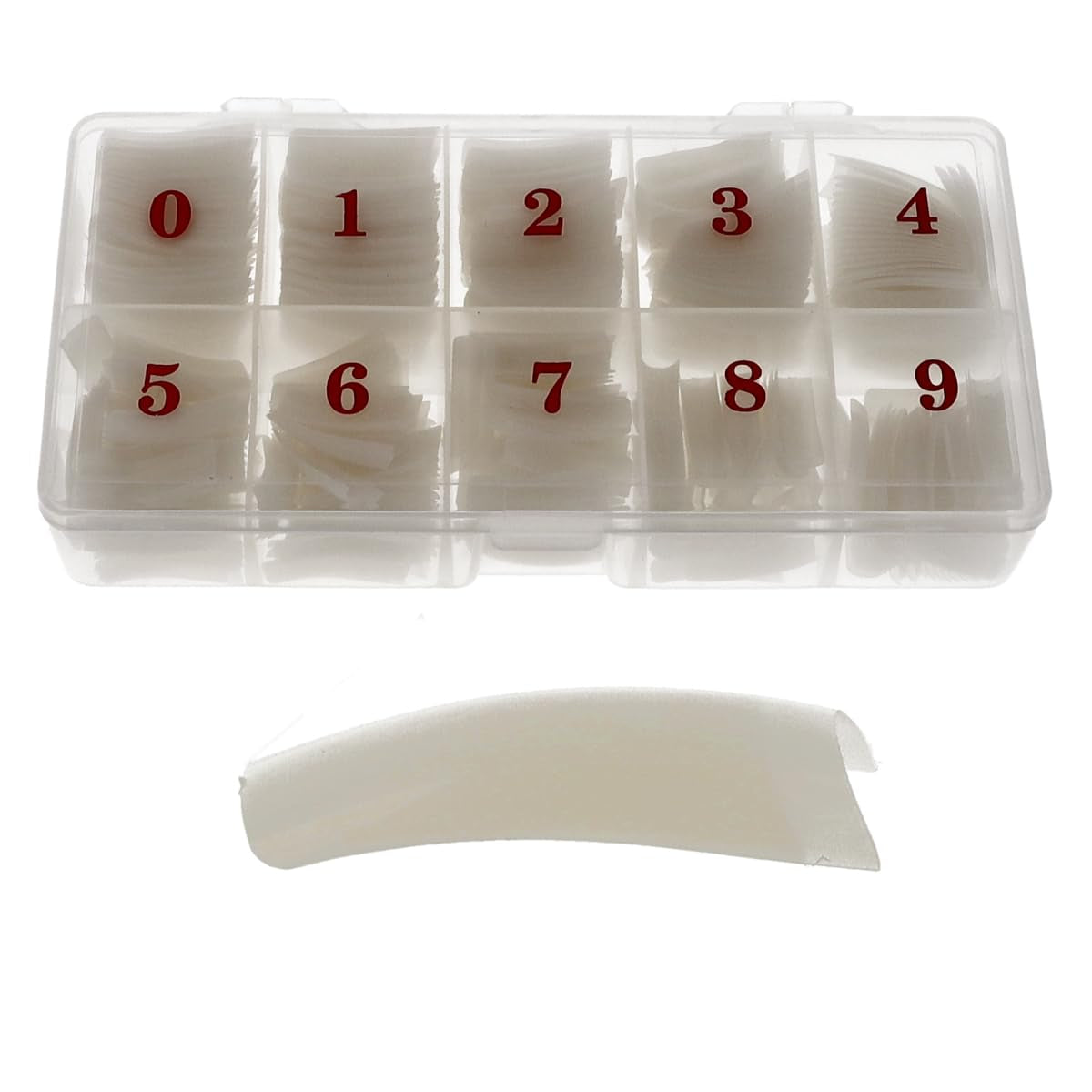 Tipbox Sun Garden Nails Tipbox 500 Zawiera. 3 Tipsy Klej do Tipsów Klej do Tipsów - Paznokcie Modelujące