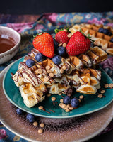 RUF Waffel-Mix, Großpackung, Grundmischung Zur Herstellung Von Waffeln Im Waffeleisen, Für Großküchen, Kantinen, Hotels Und Restaurants, 1 X 2500G Mieszanka do pieczenia i gotowania Naty Shop