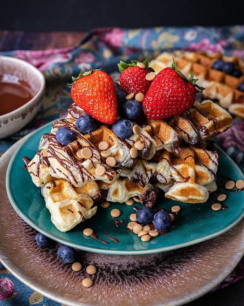 RUF Waffel-Mix, Großpackung, Grundmischung Zur Herstellung Von Waffeln Im Waffeleisen, Für Großküchen, Kantinen, Hotels Und Restaurants, 1 X 2500G Mieszanka do pieczenia i gotowania Naty Shop