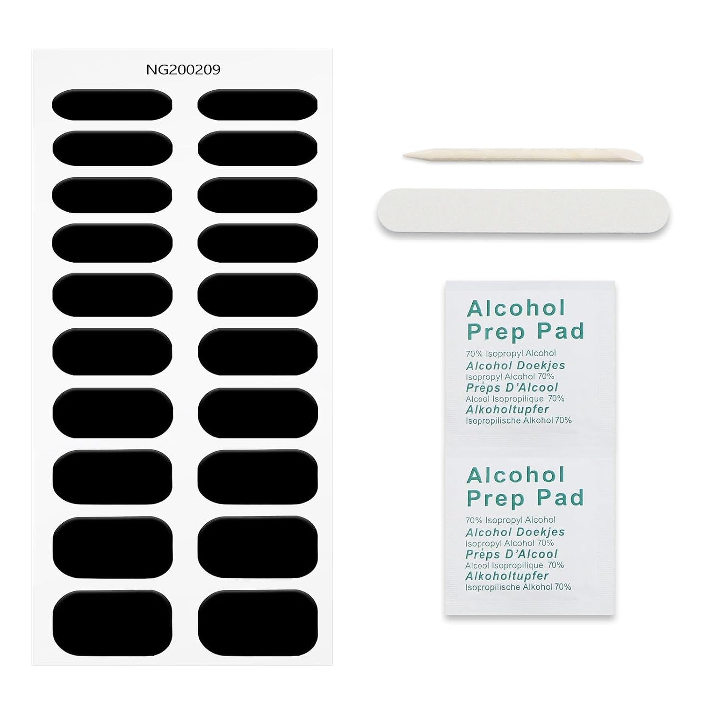 JMEOWIO Nagelfolie UV Härtend Karbon Schwarz Halloween Żelowe paski do paznokci UV Nagelsticker Nagelaufkleber Nail Art Dekoration Nageldesign Zubehör