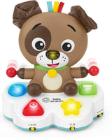 Baby Einstein, Drum & Learn Dean Muzyczna zabawka edukacyjna – wielozmysłowa zabawka dla dziecka, 2 tryby gry, kolory, kształty i instrumenty, ponad 50 dźwięków, zabawki dla dzieci od 6 miesiąca życia Domyślny tytuł sklepu Naty